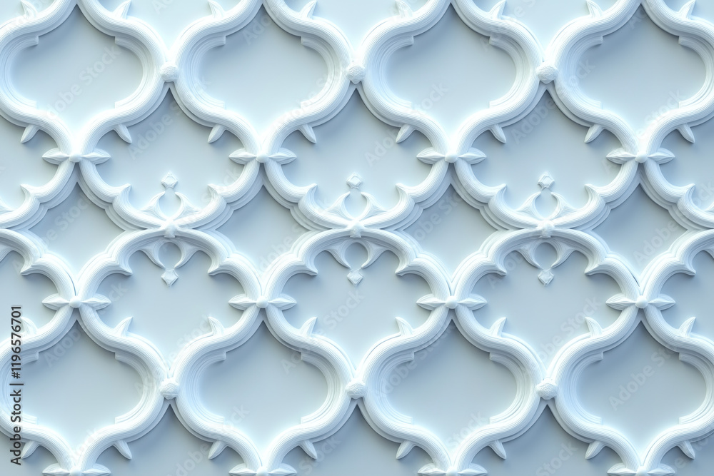 Poster sophisticated classical 3d pattern. ancient ornament. background image. created with generative ai t