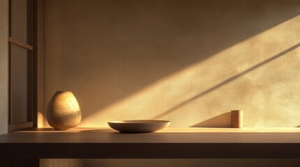 Soft Light on Minimalist Interior Decor