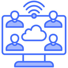Online Conference Icon