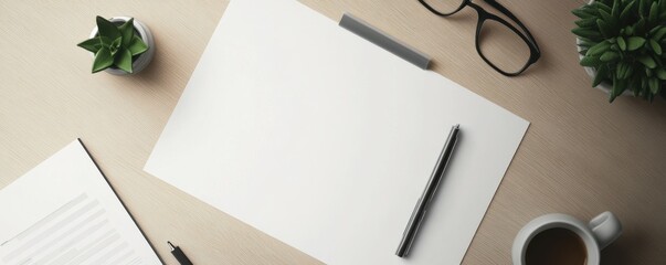 Corporate identity stationery mock up