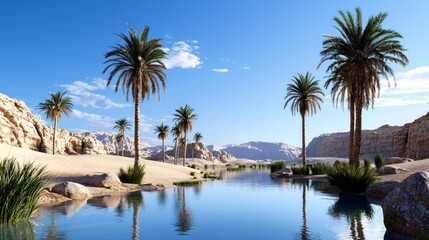 Serene Desert Oasis