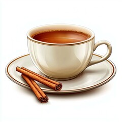 Aromatic Cinnamon Tea: Warmth in a Cup. Indulge in the rich flavor and comforting aroma of this spiced tea, perfect for cozy moments.
