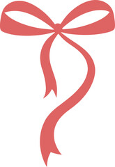 red ribbon bow