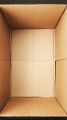 An open empty box 