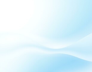 Elegant smooth flowing abstract blue and white waves background with soft gradient texture