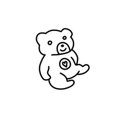 valentine doodle icon