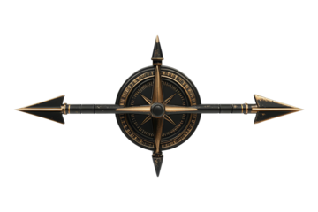 Vintage compass design nautical theme graphic art