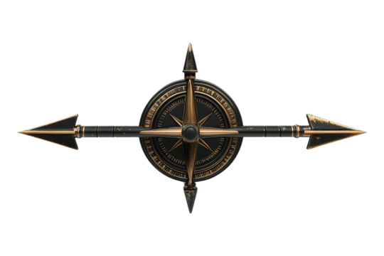 Vintage compass design nautical theme graphic art