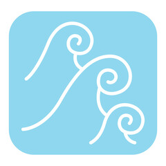 Obraz premium Wave icon