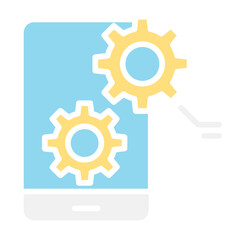 Smartphone setup icon