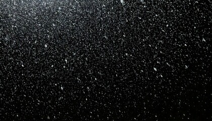 Obraz premium Falling Snow down On The Black Background. High quality photo