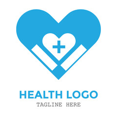 Obraz premium Lovely plus medical icon customize business logo design