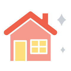 Cleaning house icon