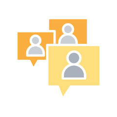 Online meeting icon