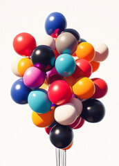 Colorful Balloon Cluster
