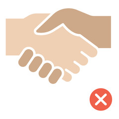 Social distancing icon