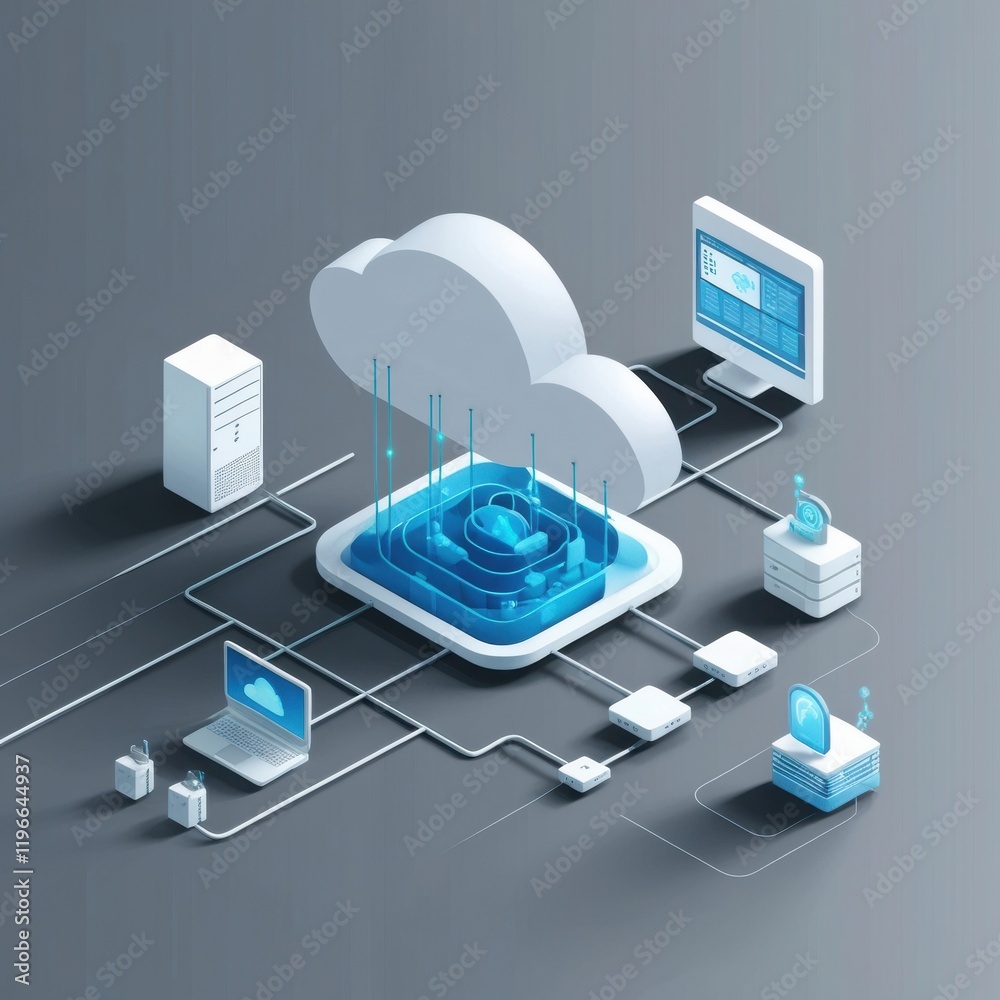 Poster Cloud Computing Infrastructure for Data Management and Security