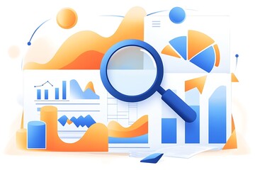 Obraz premium Data Analysis and Insights: Unveiling Business Trends