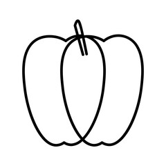 paprika line icon