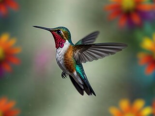 Fototapeta premium hummingbird in flight