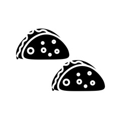 taco glyph icon