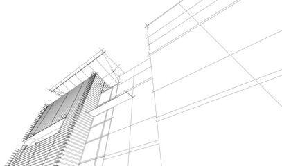 Fototapeta premium Architectural drawings