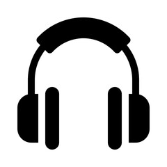 hearing protection glyph icon