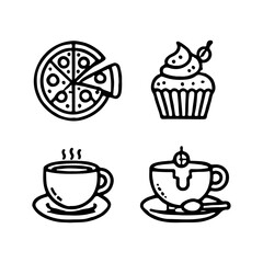 your minimalist bread icon with clean lines on a white background