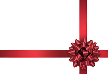 Elegant Red Bow on Black Background Festive Gift Decoration Holiday Present Wrapping Design Luxury Ribbon Anniversary Celebration Romantic Surprise Birthday Party Special Occasion Graphic Image dark  