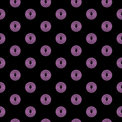Voice concept icon pattern seamless isolated on black background
