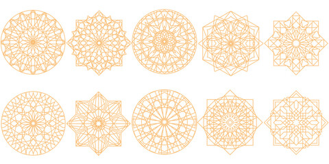 Fototapeta premium Islamic Mandala Art