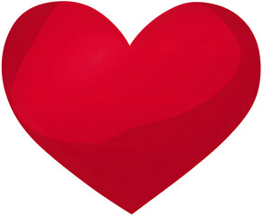 Red Heart Shape Abstract Background Design Digital Illustration Graphic Valentines Day Romantic Love Passionate Feeling Symbol Red Hue Gradient Shiny Glossy Texture Smooth Surface Simple Elegant      