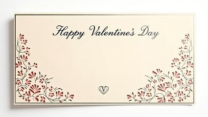 Valentine card with AI generation