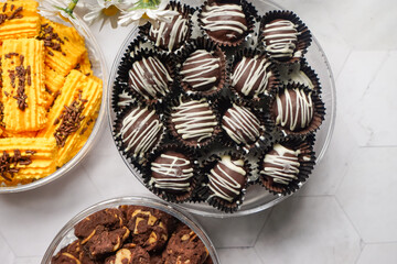 Popular cookies in Malaysia during celebration of Eid Mubarak (Hari Raya).  