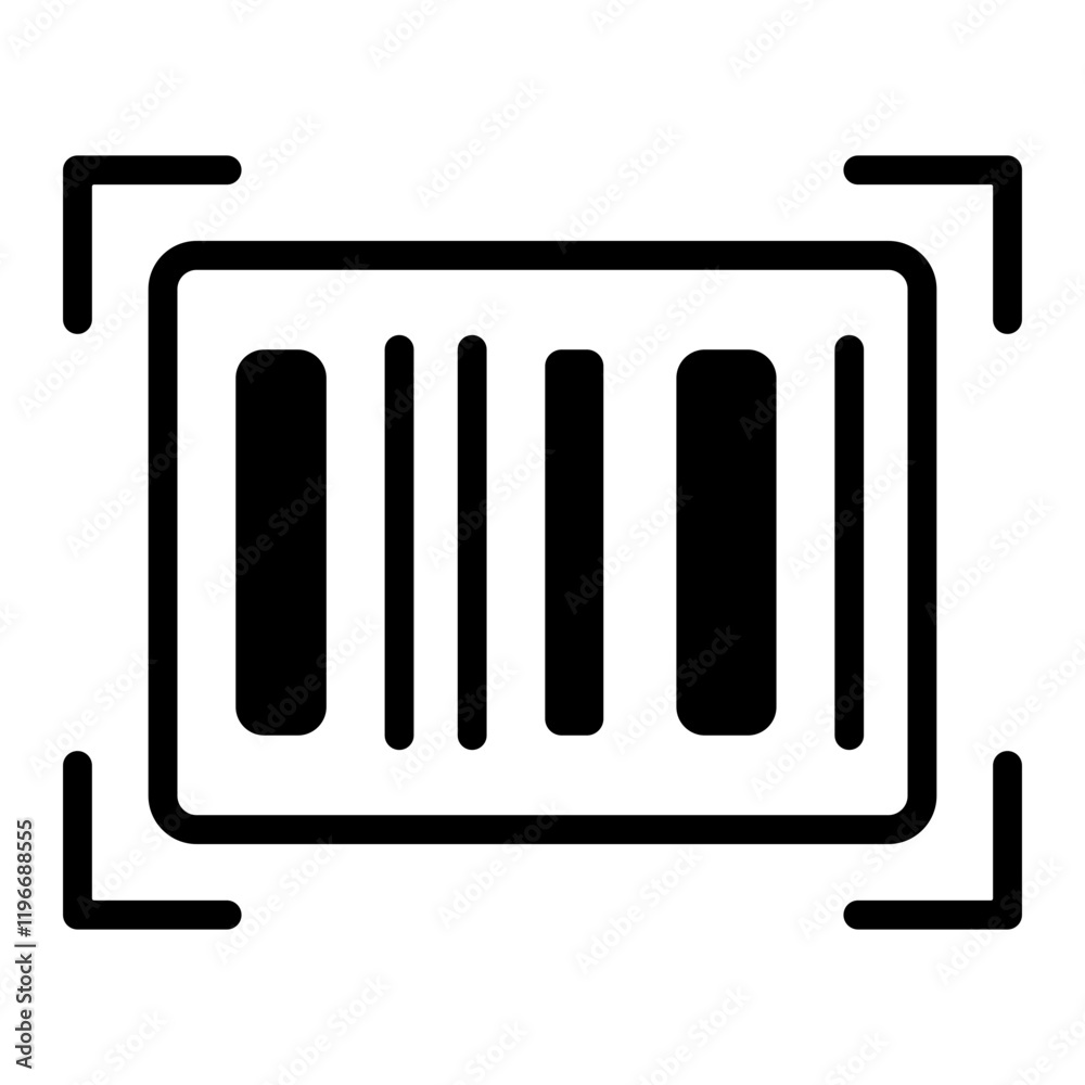 Canvas Prints Barcode Icon