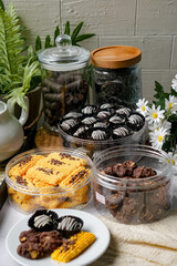 Popular cookies in Malaysia during celebration of Eid Mubarak (Hari Raya).  