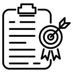 objective single icon