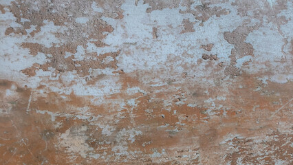Old white and rusty concrete background