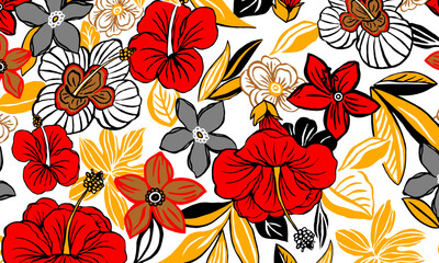 Fototapeta premium Abstract Flower background suitable for home decore and wallpaper purpose