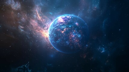 Naklejka premium 非現実的で夢のような幻想的な世界
