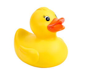 rubber duck isolated on transparent background