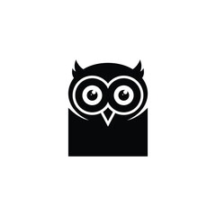 Fototapeta premium owl flat vector logo design