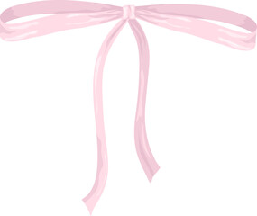 Coquette girly pink hair bow