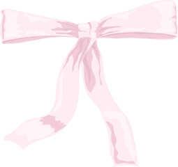 Coquette girly pink hair bow