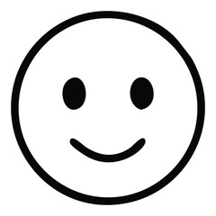 Fototapeta premium Set of vector smiley icons. Emoticons. smile emotion