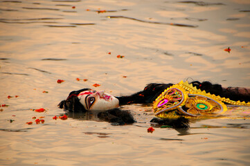 Goddess Durga Idol, Durga puja, India.