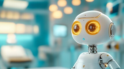 Healthcare Robot Performs Routine Diagnostics in Futuristic Clinic Integrating with Patient Care