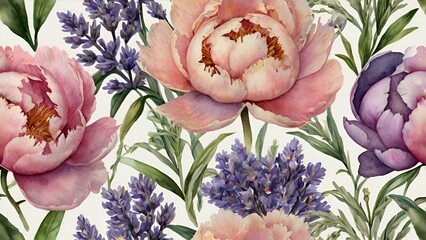 A vibrant bouquet of pink tulips bursts with spring beauty in a garden overflowing with colorful blooms