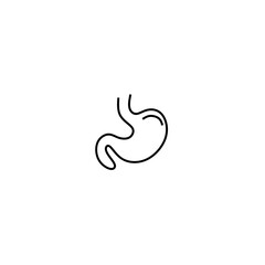 Obraz premium stomach vector icon