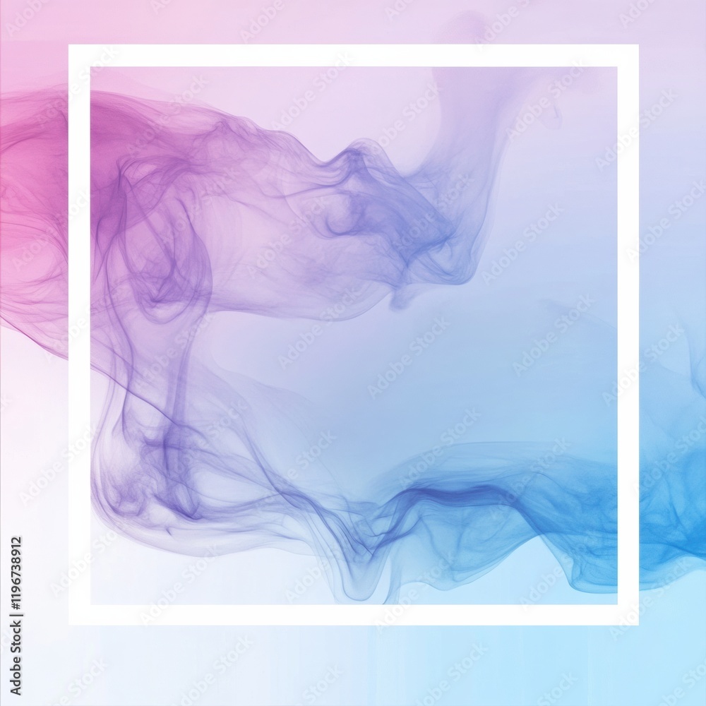 Poster creative space for text design with colorful smoky abstract background in soft gradient hues. genera